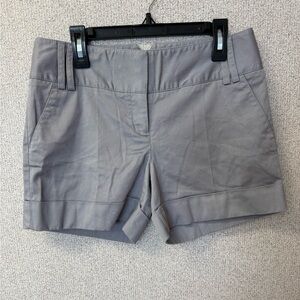 Express Women Size 0‎ low rise Y2K short chino short gray